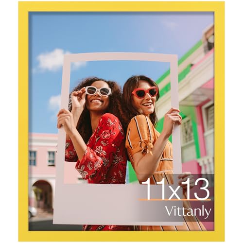 Vittanly 11x13 Picture Frame for Wall Mounting, Yellow Deal
