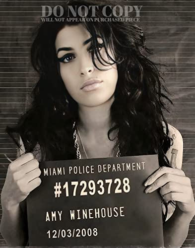 Photo Amy Winehouse déco murale originale pour habiller un mur vide