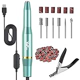 Electric Nail Drill Kit, YaFex Professional Acrylic Nail File Portable Manicure Pedicure Drill Set...
