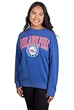 Ultra Game NBA Philadelphia 76ers Womens Extra Soft Fleece Distressed Oversized Pullover Sweatshirt,...