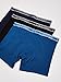 Calvin Klein Men's Bamboo Comfort Multipack Boxer Brief, Peacoat HIGH Rise/Black HIGH Rise/Delft HIGH Rise, L