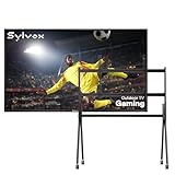 SYLVOX 65' Outdoor Fernseher, 120Hz| 4K Ultra HD | HDR 10 | Dolby Atmos | Google Outdoor TV, WiFi 5G & HDMI 2.1 Wetterfest und IP55 Wasserdicht TV, 1000 Nits Smart Fernseher für Gaming (Modell 2025)