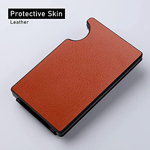 Antway Metal Wallet Sticker Skin Protector Set 5 Pieces, Pvc Film Skin Wrap Protective For Card Holder, 3D Wrap Skins For Slim Wallet, Protective Skin Of Metal Wallet For Men And Women (Deep) #TOP5
