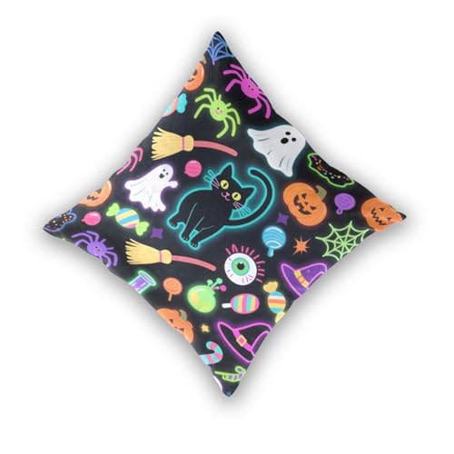 Housse de coussin citrouille Halloween fluorescente pour métamorphoser un lit triste - 3