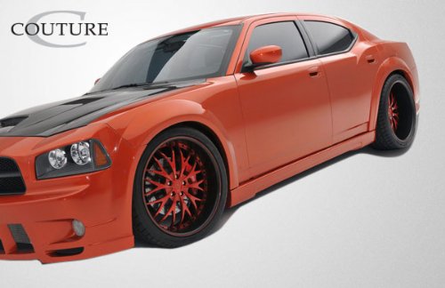 Brightt-58625970 Polyurethane Luxe Style Fender Flare - Compatible With/Replacement For Charger 2006-2010 - 2 Piece #TOP5