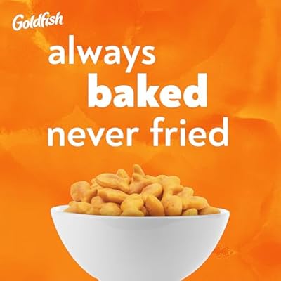 Goldfish Cheddar Cheese Crackers, Baked with Whole Grain, 27.3 oz Carton