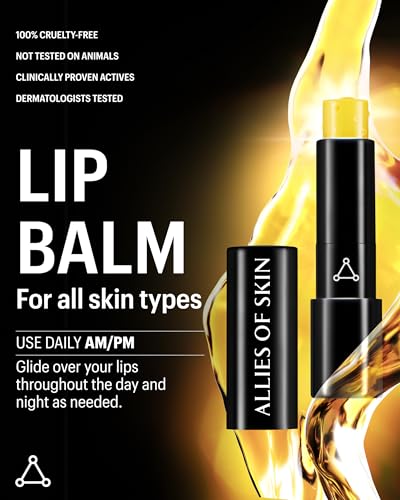 Allies of Skin Peptide & Ceramide Repair Lip Balm with Palmitoyl Tripeptide-5, Ceramide NP, Sea Buckthorn Oil, Avocado Oil, Sunflower Seed Oil, Shea Butter, Vitamin C & E. 3.8g/ 0.13 oz - Image 7