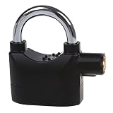 TOOGOO(R) Candado con Alarma Cerradura Seguridad Bicicleta Moto Padlock