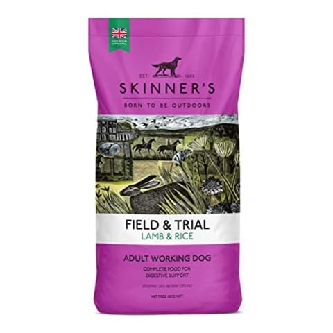 Skinner’s Field & Trial Lamb & Rice - Complete Dry Adult Dog Food, For Active and Energetic Dogs, Sensitive, 15kg Cover