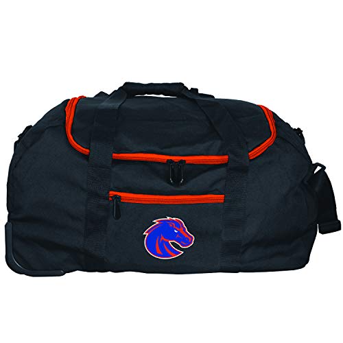 Denco NCAA Boise State Broncos Collapsible Duffel, Black, 22