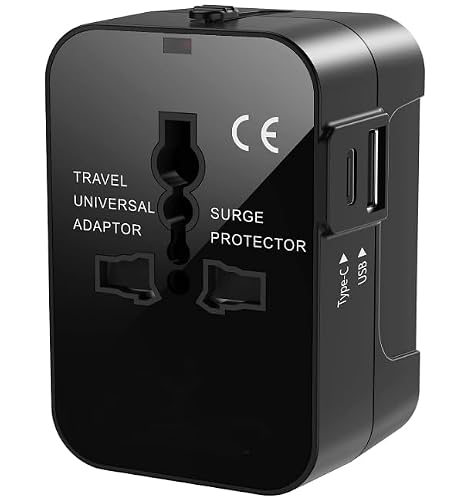 Adaptateur de voyage universel avec USB-C
