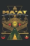 Ancient Egyptian Sacred Kemetic Geometry Goddess Maat Gift: Lined Journal Notebook, Memo Diary...