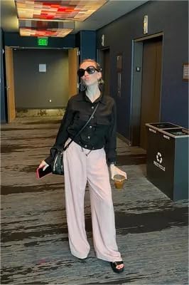 Onedreamer Women's Military Safari Cropped Jackets Button Down Lightweight Oversized Utility Anorak Coat with Pockets - Image 6