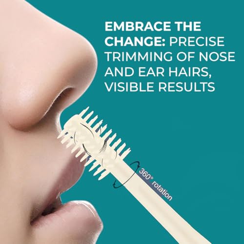 Image of Sanfe Nose & Ear Hair Trimmer | Pack of 3 | Smart Edge Precision 360 Trimmer | Zero Pull, Zero Pain Grooming | Stainless Steel Blades with Flexible Head | Safely Trim Unwanted Hair