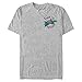 Produktbild Disney Unisex Pocahontas-Meeko Free Spirit Organic Short Sleeve T-Shirt, Melange Grey, M