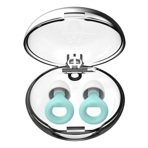 Rtwrsud耳栓 睡眠用 遮音75% ノイズ低減 35dB 快眠 安眠 騒音対策 いびき遮断 聴覚プロテクション 飛行機 勉強 旅行 仕事用 シリコン製 水洗い可能 繰り返し使用可能 携帯に便利 男女兼用 収納ケース付き 6個 (S・M・Lサイズ x 各