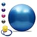 TOMSHOO Palla da Ginnastica, Palla Fitness, Palla Yoga Ball con Pompa Rapida, Anti-Scoppio, per Yoga e Pilates, Esercizi, Fitness, Allenamento, 45cm / 55cm / 65cm / 75cm