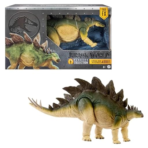 Mattel Jurassic World Colección Hammond Estegosaurio Figura de acción, Dinosaurio carnívoro grande de juguete con cola móvil articulada de “El mundo perdido: Jurassic Park”, JCH08 | Ya disponible en tu tienda friki favorita! En mundofriki.es! Mattel Jurassic World Colección Hammond Estegosaurio Figura de acción, Dinosaurio carnívoro grande de juguete con cola móvil articulada de “El mundo perdido: Jurassic Park”, JCH08 | Ya disponible en tu tienda friki favorita! En mundofriki.es!