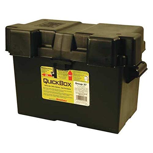 Battery Box, Black, 16-7/64 L x9-39/64 W