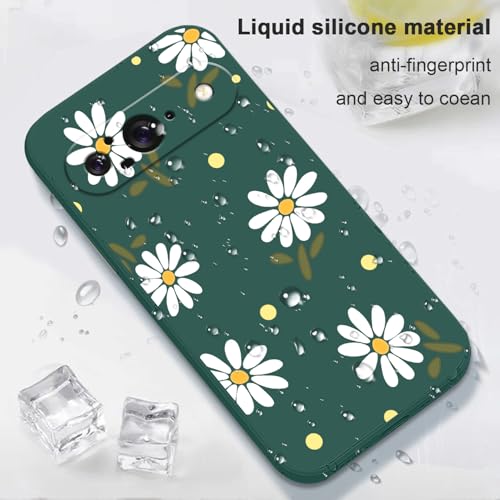 LEECG for Google Pixel 9 Case, Floral Pattern Design Slim Protective Phone Case Cover for Google Pixel 9 6.3", Daisy Green by LEECG - Used condition - Image 6