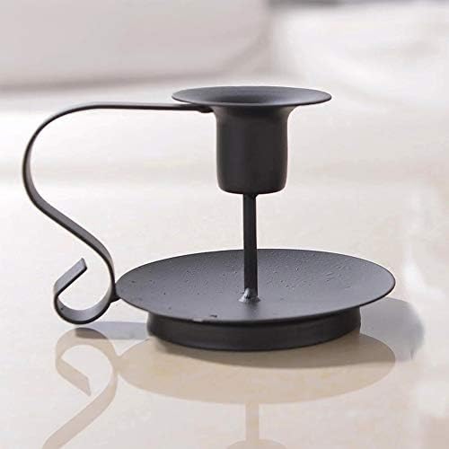 Candle Holders,Set of 2 Candlestick Holders for Taper Candle,Fit 3/4 inch Candles Birthday Weddings Party Decorative Iron Candle Holders