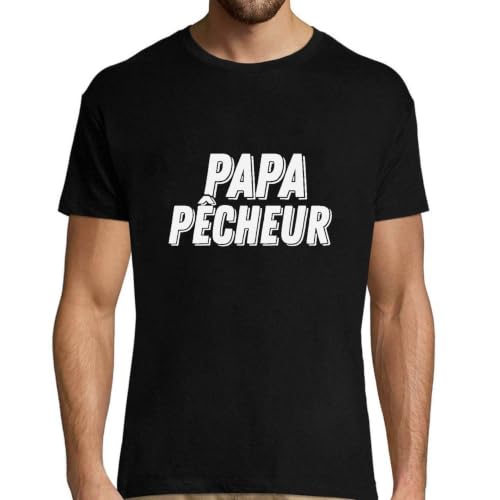T-Shirt Papa Pêcheur humour : évitez le cadeau ennuyeux grâce à ce haut rigolo