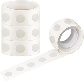 400 stuks plakstrips voor ballonnen, plakpunten, 4 rollen, ballonband, plakband voor ballonnen, feestjes, doe-het-zelf