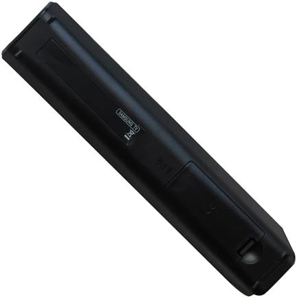 Back of the remote control with the battery cover closed.