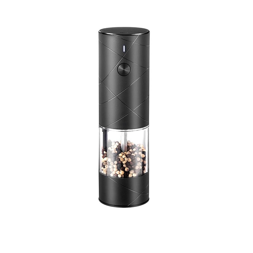 Moulin à poivre électrique rechargeable pour épices et sel rose