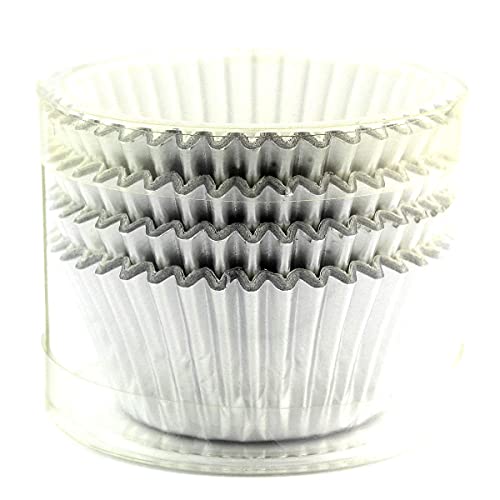 Eoonfirst Foil Metallic Cupcake Liners Standard Baking Cups 100 Pcs (Silver) #TOP6