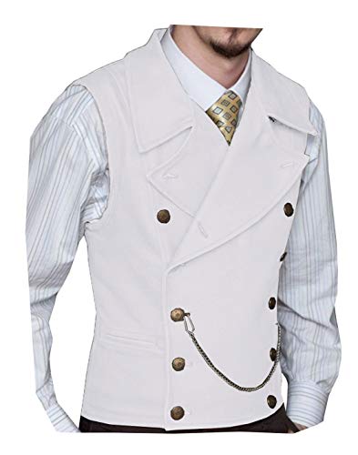 Ceehuteey Mens Suit Suede Double Breasted Vest Classic Groomsmen Wedding Waistcoat Leather Big Lapel （Xl,Teal #TOP1