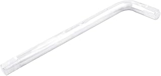 Aexit Silver Tone Hand Operated Tools CR-V Good Performance Grip Square Drive Socket Bar 8