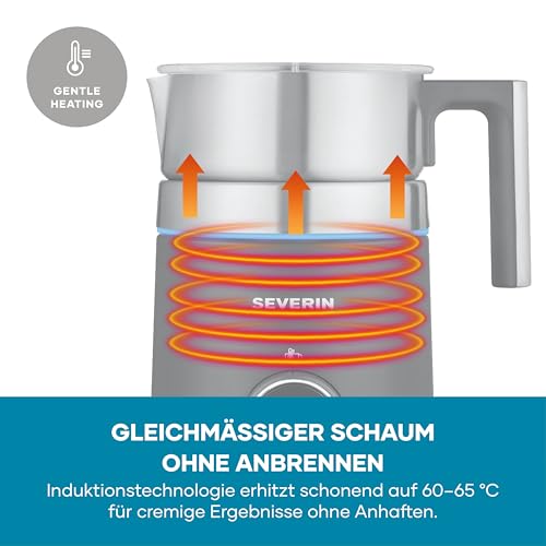 Severin Spuma 500 Induktions-Milchaufschäumer, elektrisch, 500 ml – Ansicht 6