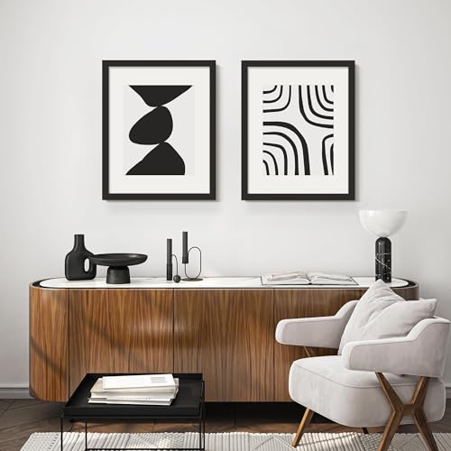 Image of Picrit 16x20 Picture Frame Set of 7, Black Poster Frames for Wall
