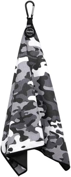 Generic Dirty Caddie Golf Towel (White and Grey Camo)