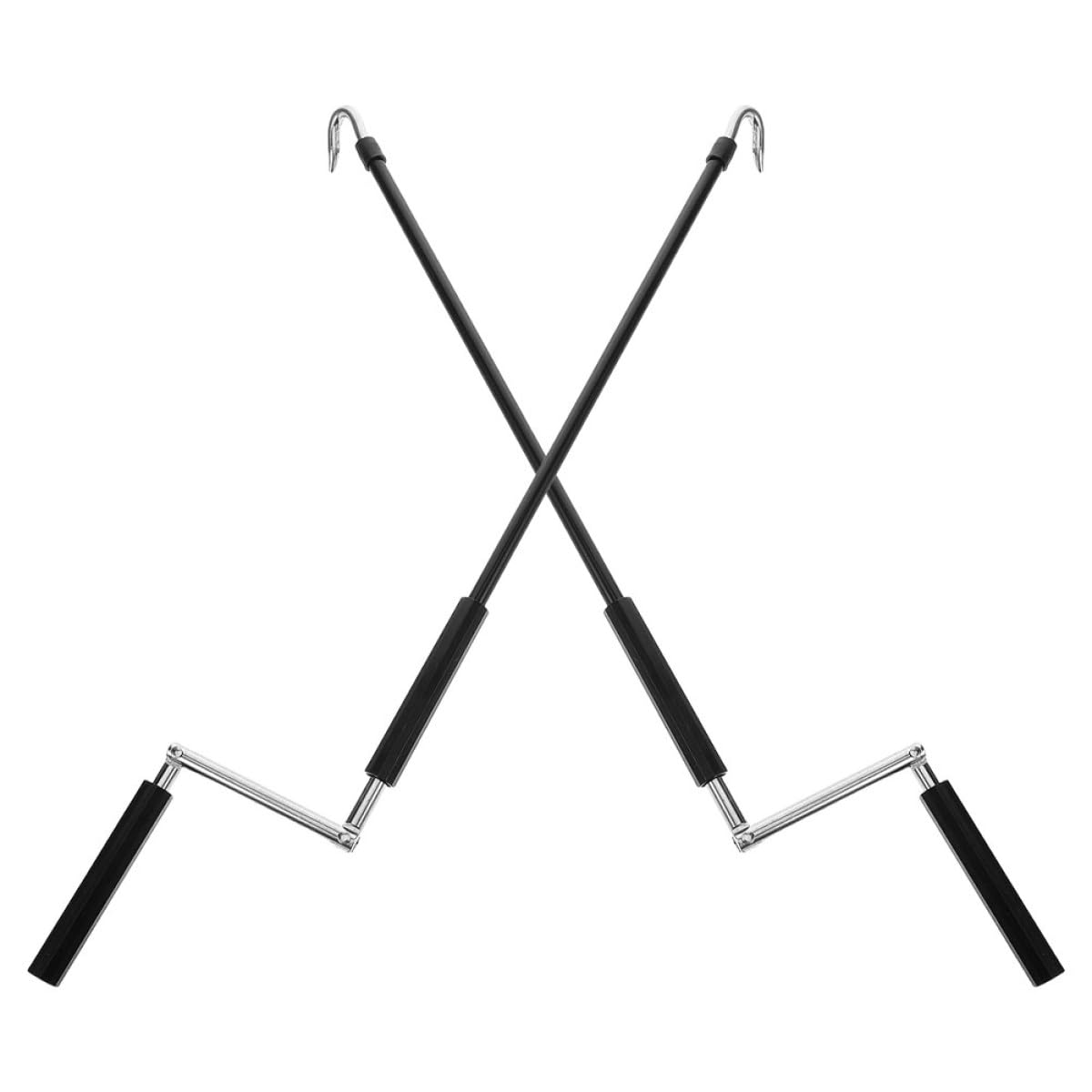 Manivelle Manuelle pour Auvent Camping-Car 2pcs en Métal et Plastique, Pliable, Ajustable pour Stores Intérieurs et Extérieurs, Style Élégant et Simple
