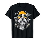 bearded collie dog graphic pet illustrazione bearded collie maglietta