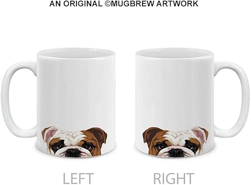 Miniatura 3 de MUGBREW Taza de té de cerámica Bulldog Inglés, 11 onzas