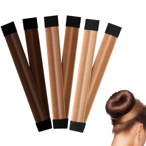 GHPKOTW 3 Pack Flechthilfe Haare Mädchen Und Damen, Haarstrickwerkzeug Zubehör DIY-Haarstyling für Lange und Kurze Haare,Braun Donut Hair Bun Maker für Kinder Dutt Haar GHPKOTW 3 Pack Flechthilfe Haare Mädchen Und Damen, Haarstrickwerkzeug Zubehör DIY-Haarstyling für Lange und Kurze Haare,Braun Donut Hair Bun Maker für Kinder Dutt Haar