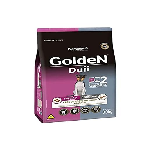 Ração Golden Adulto Duii Pequeno porte Salmão e Cordeiro 3kg