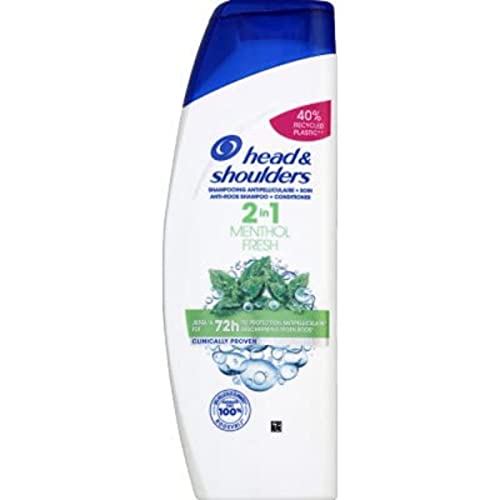 Head & Shoulders Champú 2 En 1 Menthol, 270 ml