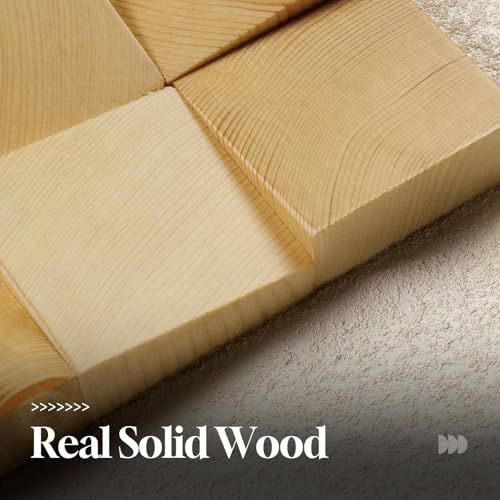 Large Framed 3D Textured Wood Wall Art 4 for Living Room, Neutral Set of 4 - Image 3