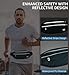 HiRui Slim Fanny Pack for Men Women, Adjustable Exercise Waist Pack Reflective Running Belt for Sports Workout Cycling Hiking, Casual Hands-Free Wallets Phone Bag Fits All Phones (Navy Blue)