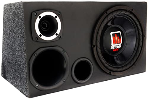 Caixa Trio Som Automotivo Completa Detoner Ideal Pra Versa