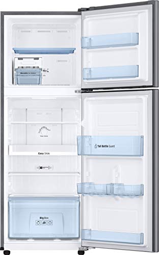 Image of Samsung 253L 2 Star Inverter Frost Free Double Door Refrigerator Appliance (RT28T3032SE /HL, Elective Silver)