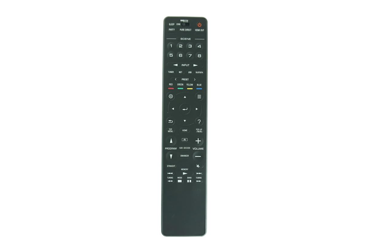 HCDZ Replacement Remote Control for Yamaha AVENTAGE RAV571 ZZ475700 CX-A5200BL CX-A5200 MX-A5200 MX-A5200BL RX-V2085 RX-V3085 11.2-Channel 4K Ultra HD Dolby Atmos AV Preamplifier