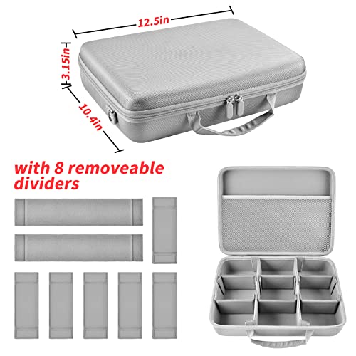 Paiyule Large Football Card Game Case Storage Holder For 2500+ Cards, Fits For Main Card For C. A. H, Baseball Basketball Sport Card Box For Pm Tcg, For Tmg,And More Card Games-(Bag Only)-Grey #TOP4