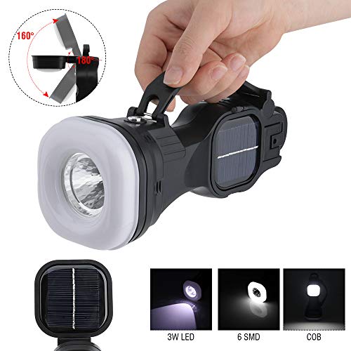 Lanterne solaire portable 3W lampe camping USB IPX4 - 4