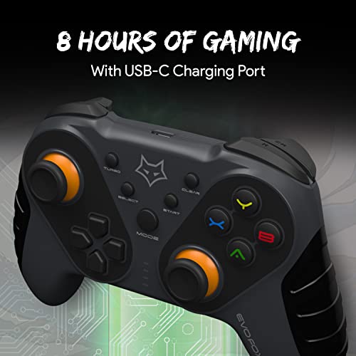 EvoFox Elite Ops Wireless Gamepad for Google TV and Android TV | 8+ Hours of Play Time | Zero Lag Connectivity Upto 12 Feet | USB Extender for TV... - Image 6