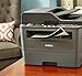 Brother Premium L-2690DW Series Compact Monochrome All-in-One Laser Printer I Print Copy Scan Fax I Wirless I Mobile Printing I Auto 2-Sided Printing I ADF I 26 ppm I ADF + Printer Cable